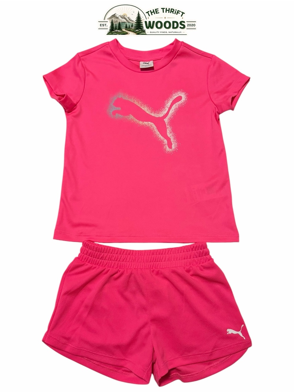 Puma Girls Set - Tee & Shorts